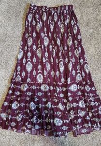 Flowy print maxi